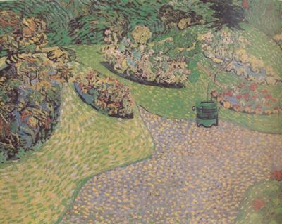 Vincent Van Gogh Garden in Auvers (nn04) oil painting image